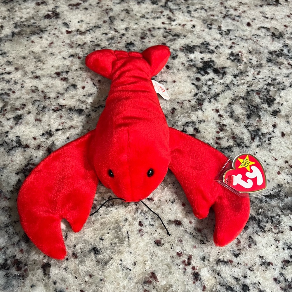 Pinchers the Lobster original Ty 1993 Beanie Baby